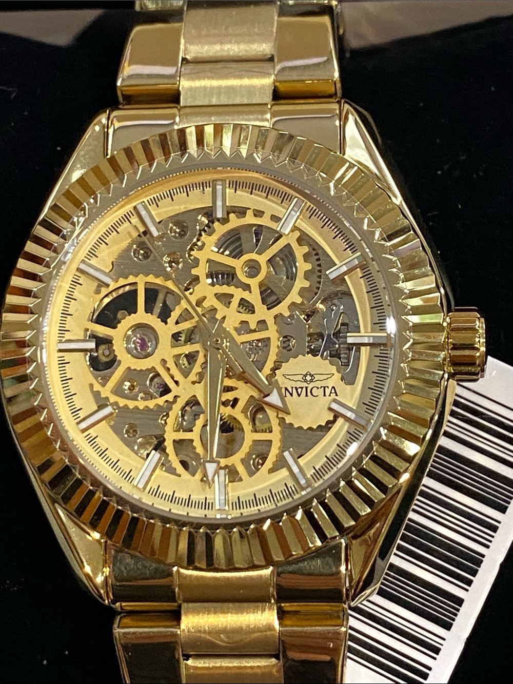 NEW Men’s Objet D Art Glyph Automatic Watch With Skeleton Dial.
